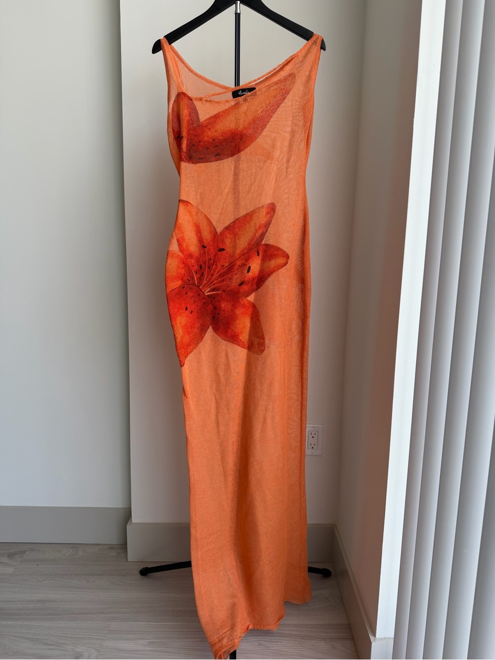 HANIFA FLORA SHEER MAXI